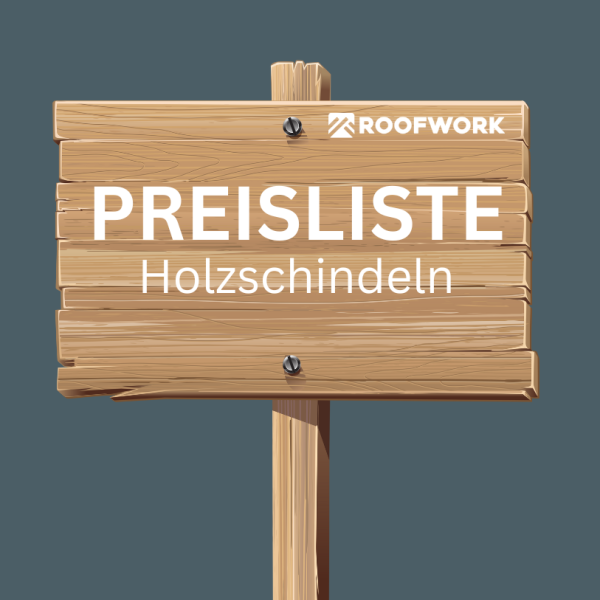 Preisliste Holzschindeln