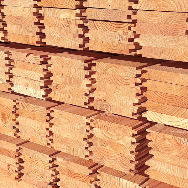 Profilbretter (Nut-Feder / Rhombus, Europäische Lärche) – Bild 2